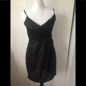 Silence and noise black/metallic dress medium